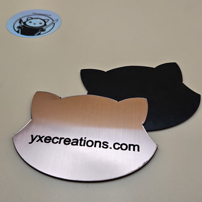 Two-Tone Engravable Acrylic - Bright Brushed Copper - Engraves Black