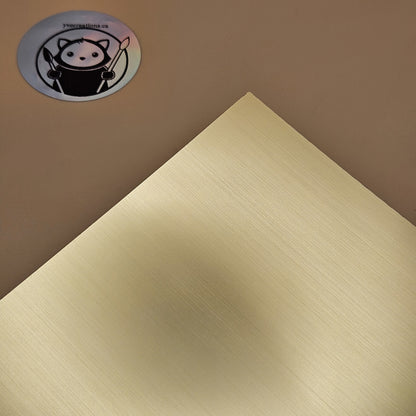 Three-Tone Engravable Acrylic - Brushed Gold Engraves Red & Black