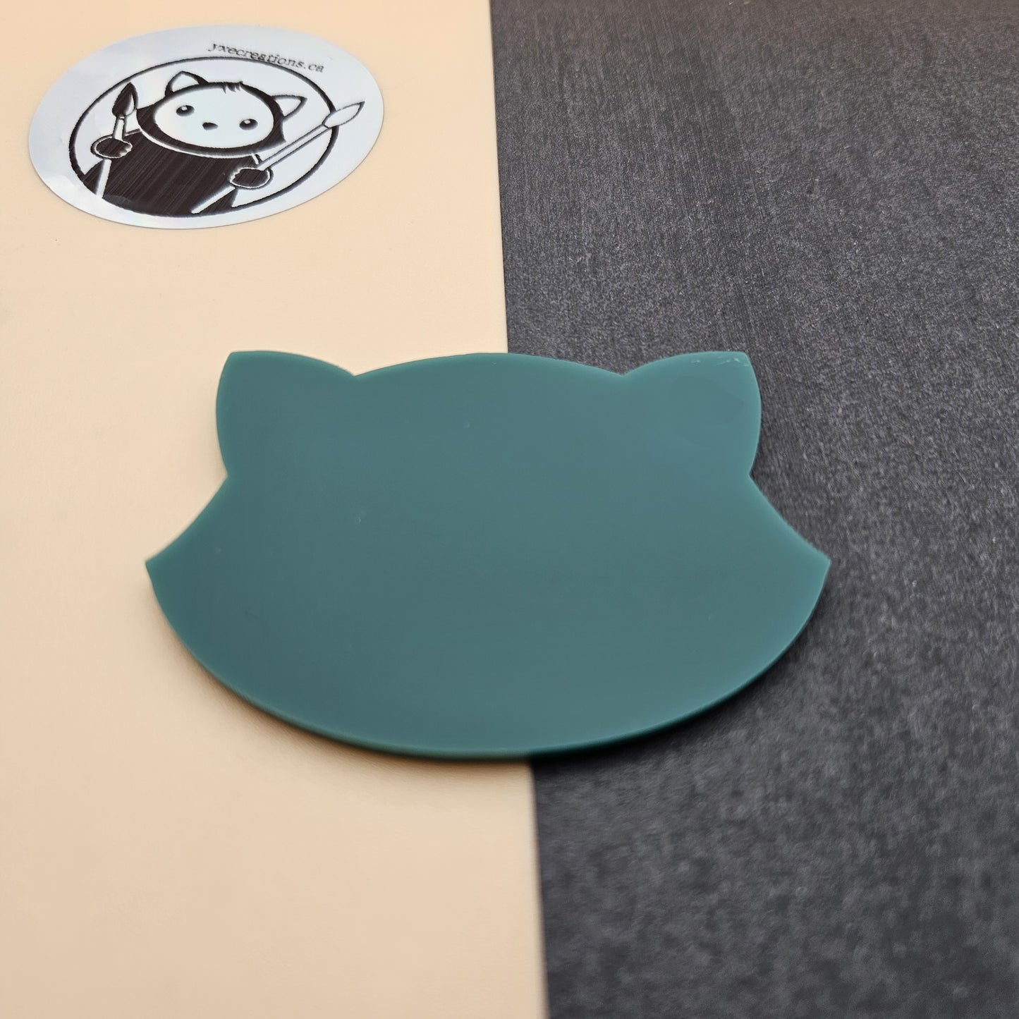 Dual-Finish Acrylic Sheet - Pine Green