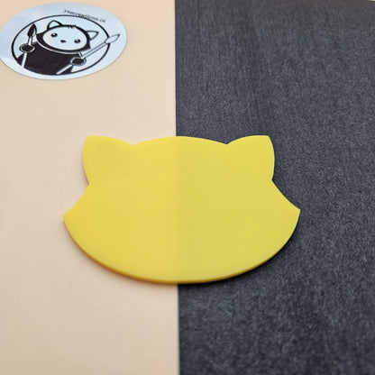 Dual-Finish Acrylic Sheet - Summer Sun Yellow