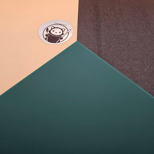 Dual-Finish Acrylic Sheet - Pine Green
