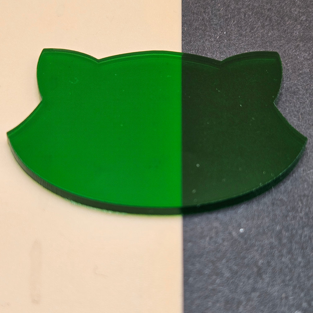 Clear Coloured Acrylic Sheet - Viridian Green