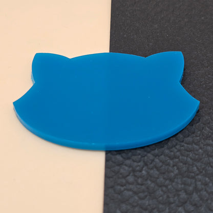 Dual-Finish Acrylic Sheet - Cerulean Blue