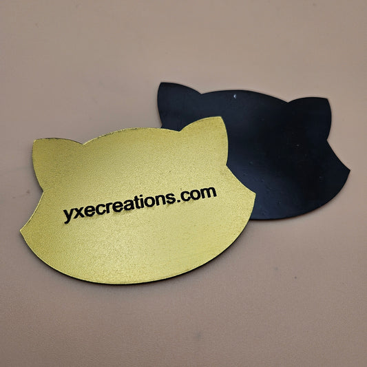 Two-Tone Engravable Acrylic - Matte Gold - Engraves Black