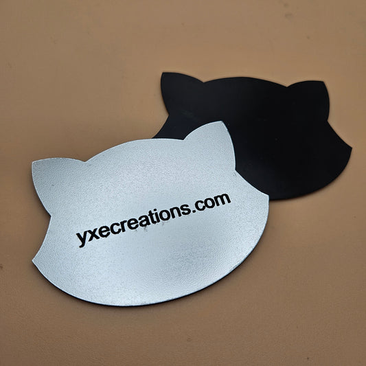 Two-Tone Engravable Acrylic - Matte Silver - Engraves Black