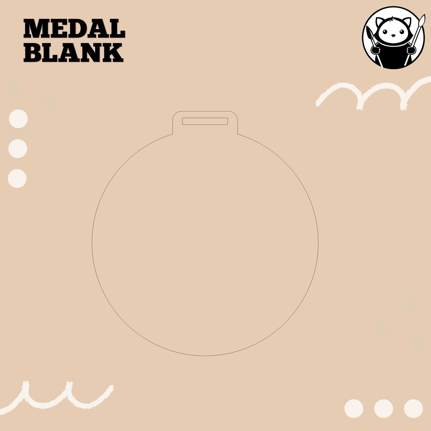 Medal | Acrylic & Sublimatable Plywood