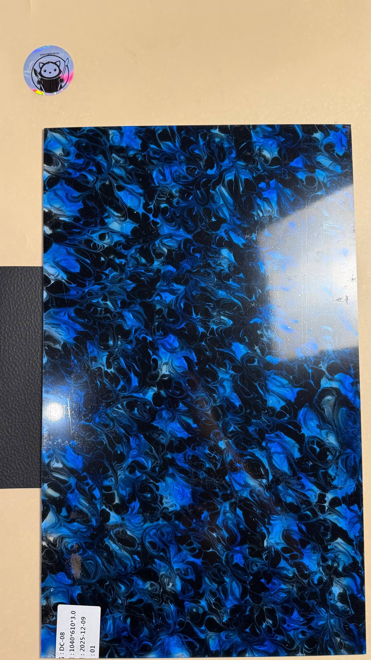 Designer Acrylic - Deep Blue Tides
