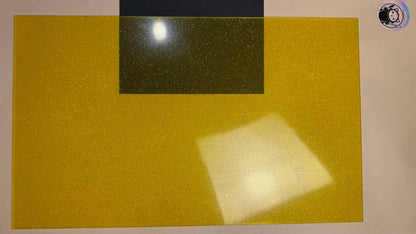 Glitter Acrylic - Yellow Sparkle