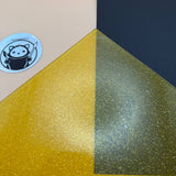 Glitter Acrylic - Yellow Sparkle