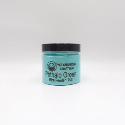 Phtalo Green - Mica Powder - 50g jars