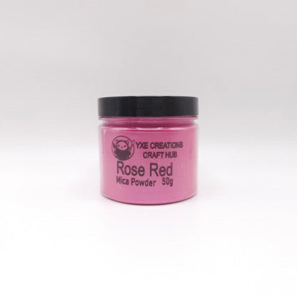 Rose Red - Mica Powder - 50g jar