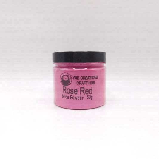 Rose Red - Mica Powder - 50g jar