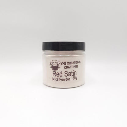 Red Satin - Mica Powder - 50g jar