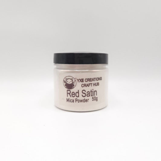 Red Satin - Mica Powder - 50g jar