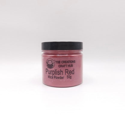 Purplish Red - Mica Powder - 50g jar