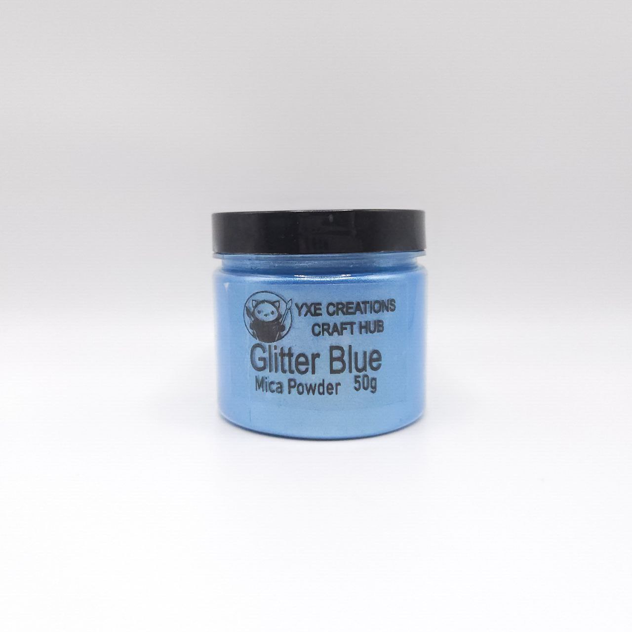Glitter Blue - Mica Powder - 50g jar