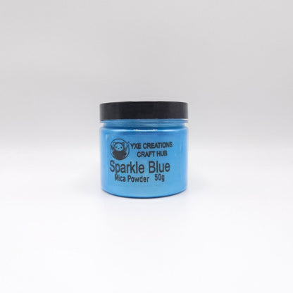 Sparkle Blue - Mica Powder - 50g jar