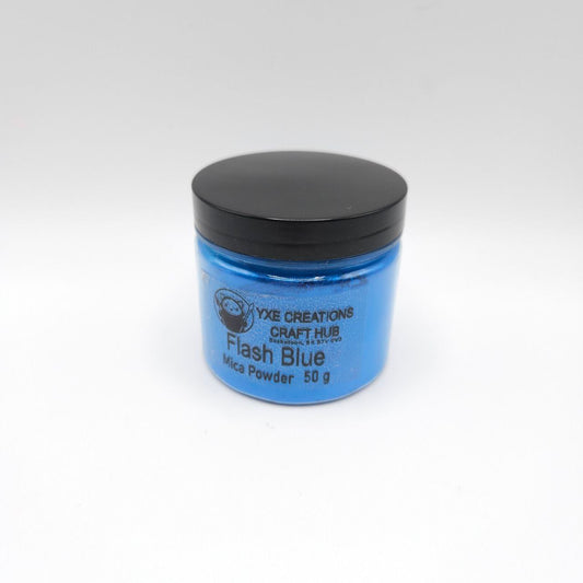 Flash Blue Mica Powder - 50 g jar