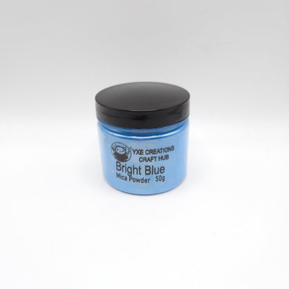 Bright Blue - Mica Powder - 50g jars