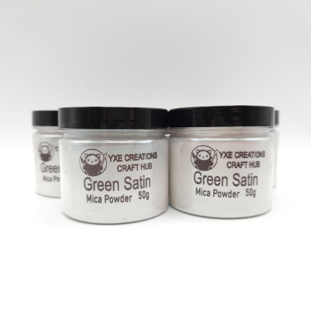 Green Satin - Mica Powder - 50 g