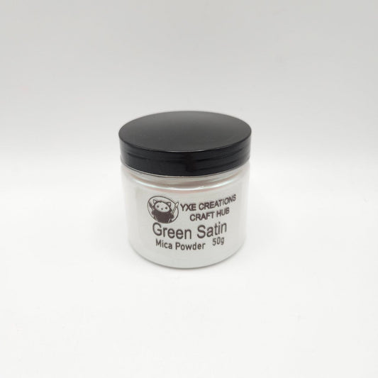 Green Satin - Mica Powder - 50g jar