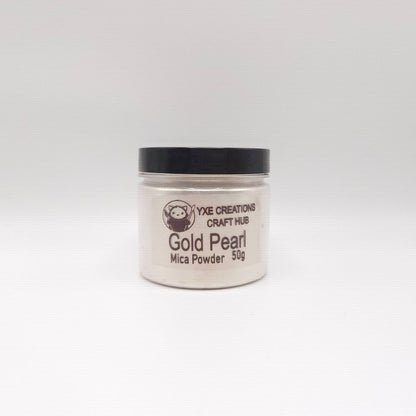 Gold Pearl Mica Powder - 50 g jar