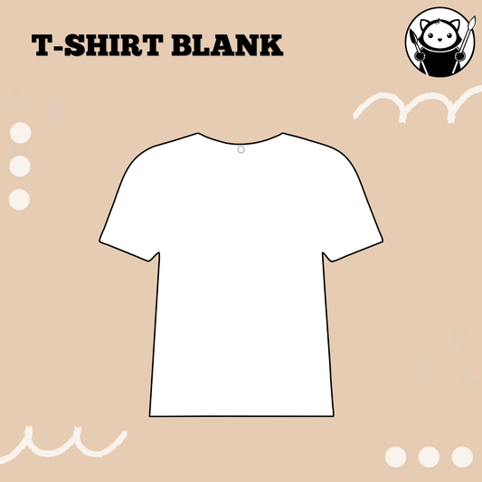 Ready-to-Paint Primed MDF Blanks - T-Shirt