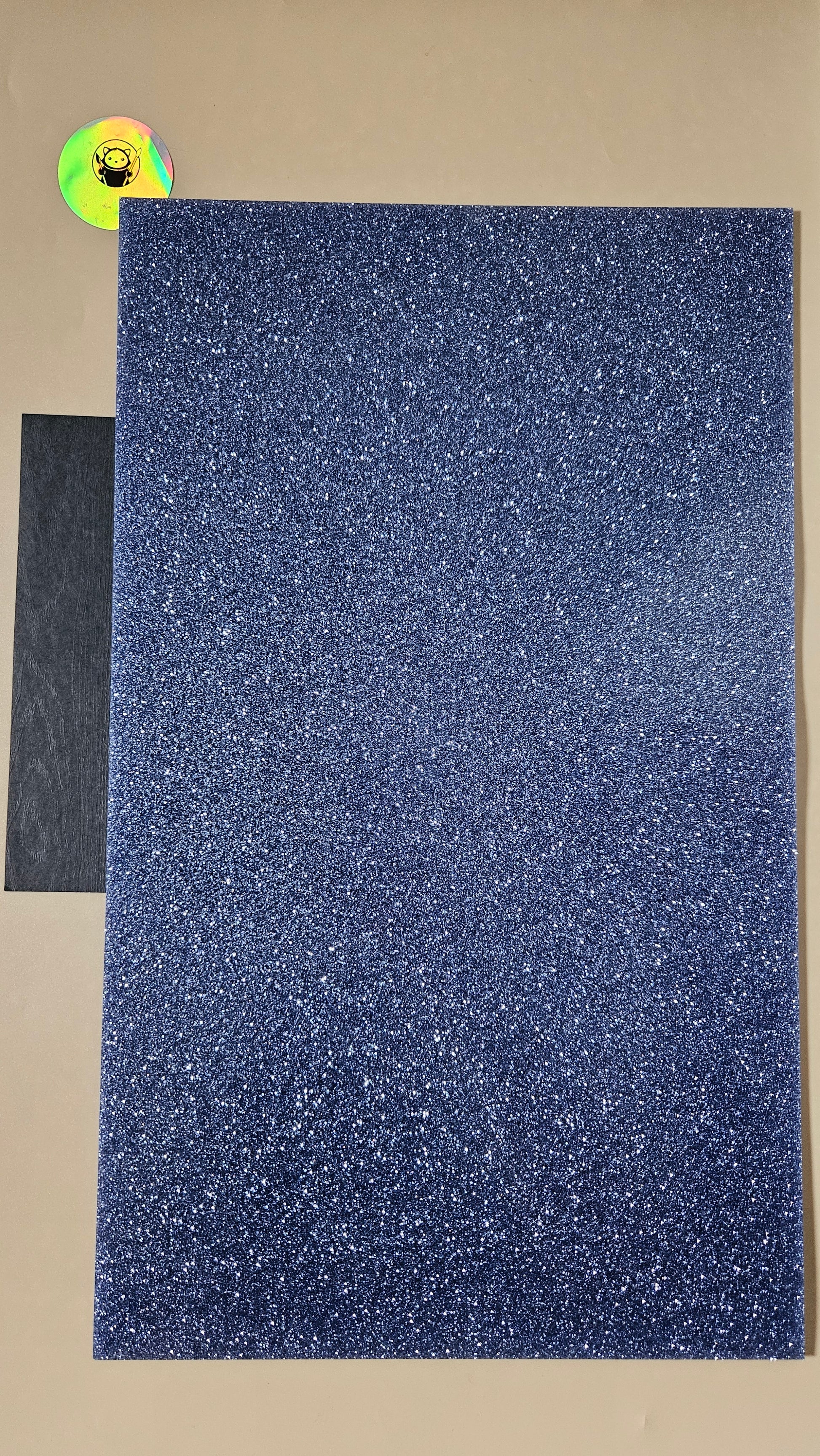 Acrylic Sheets - Blue Glitter