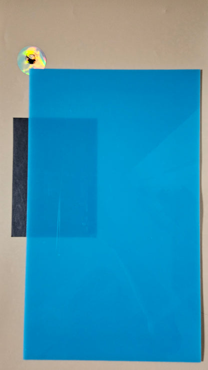 Acrylic Sheets - Glow in the Dark Blue