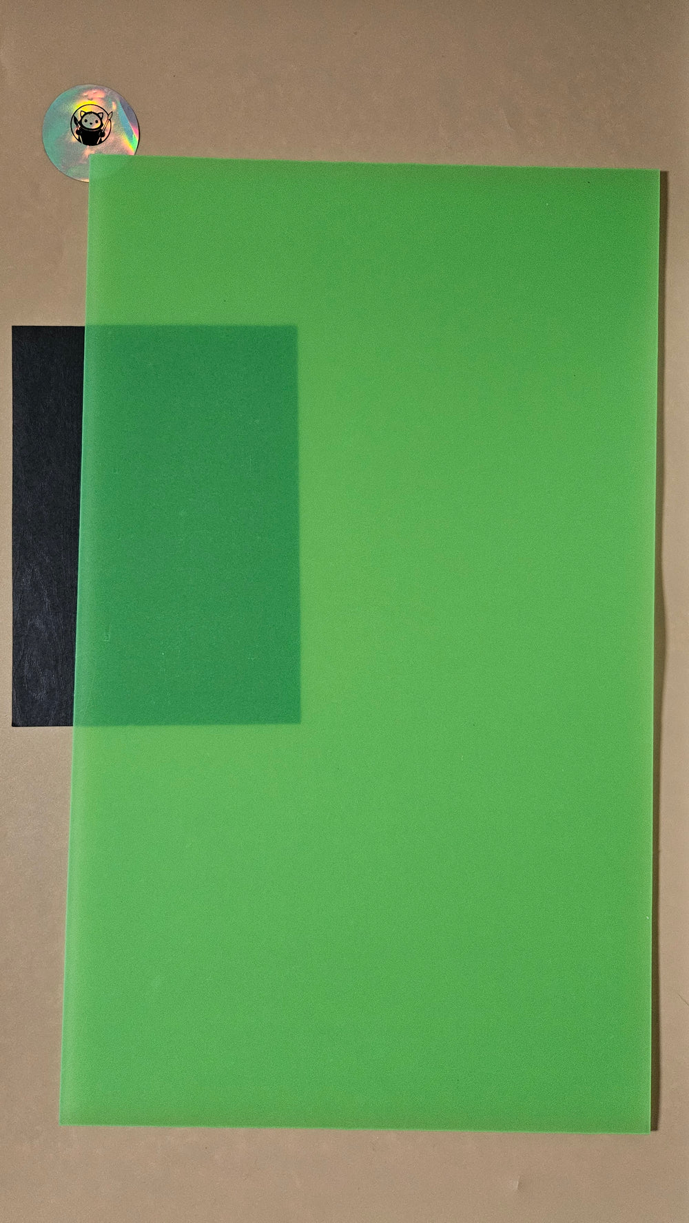 Acrylic Sheets - Glow in the Dark Green