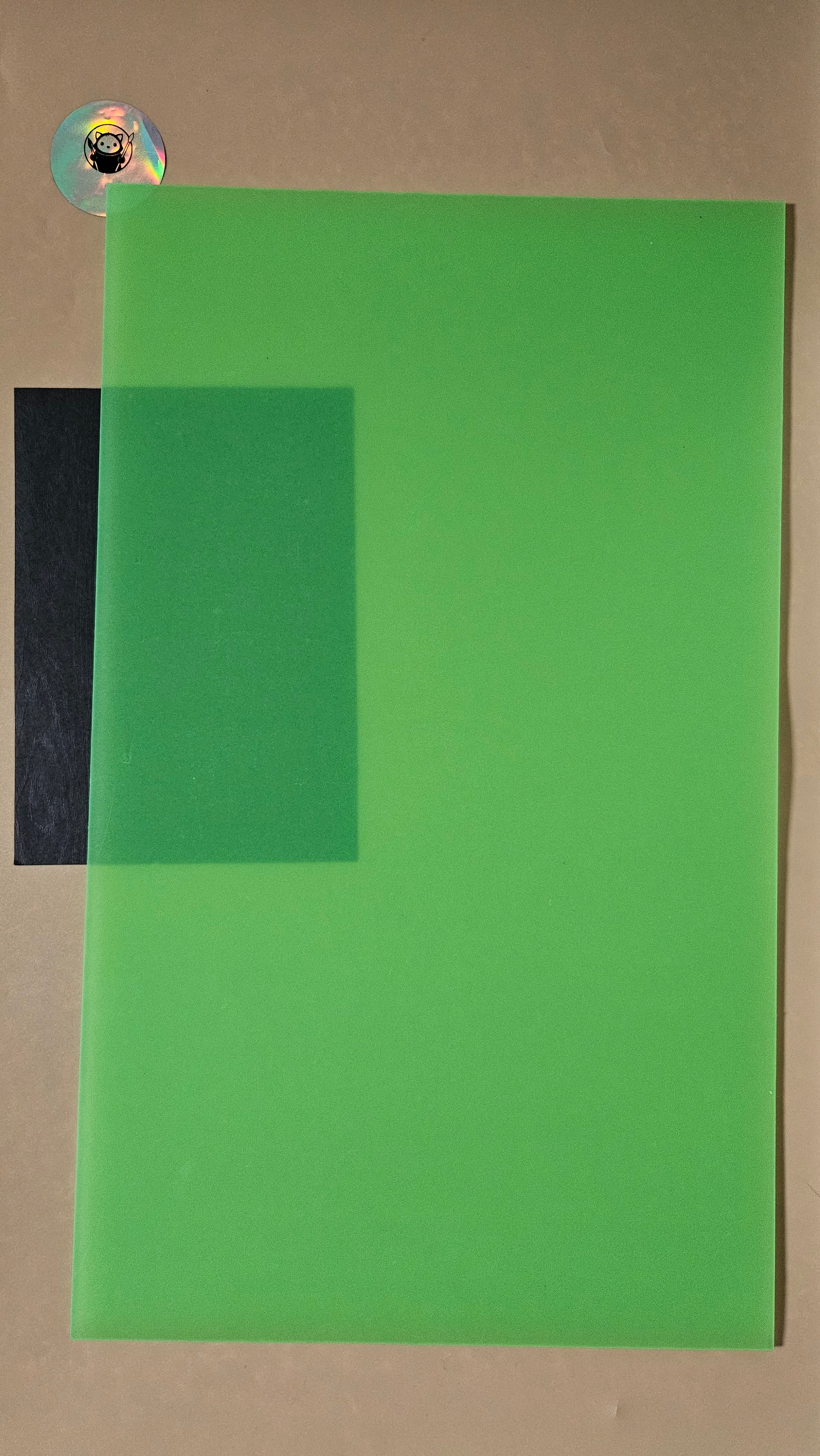 Acrylic Sheets - Glow in the Dark Green