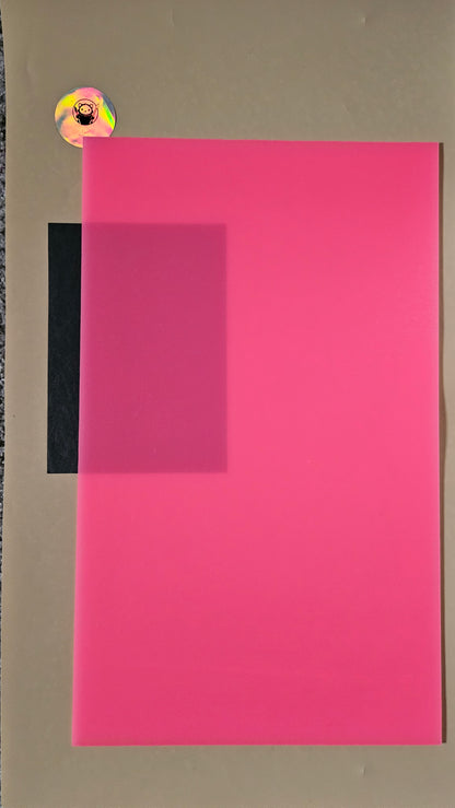 Acrylic Sheets - Glow in the Dark Pink