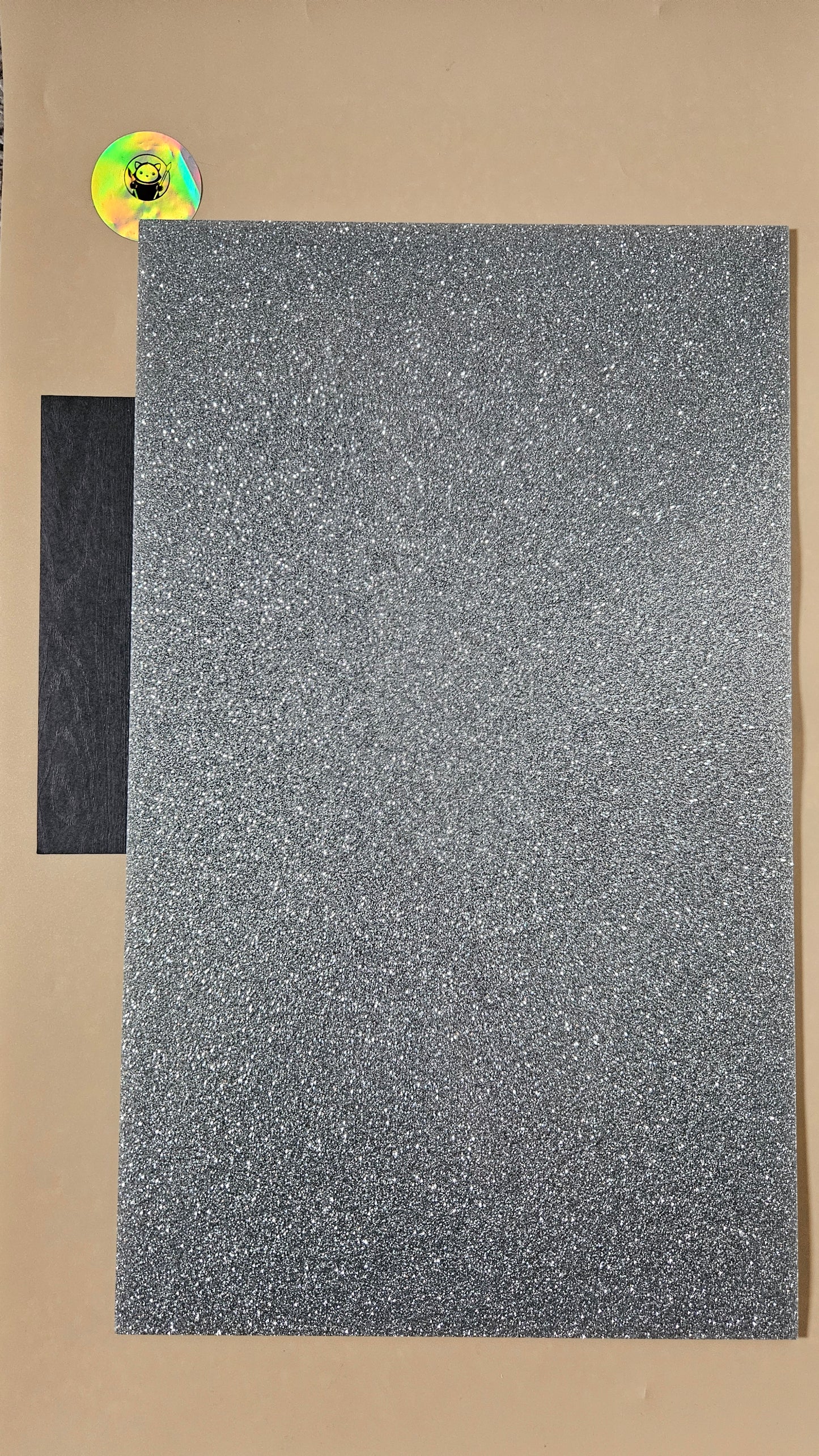 Acrylic Sheets - Silver Glitter