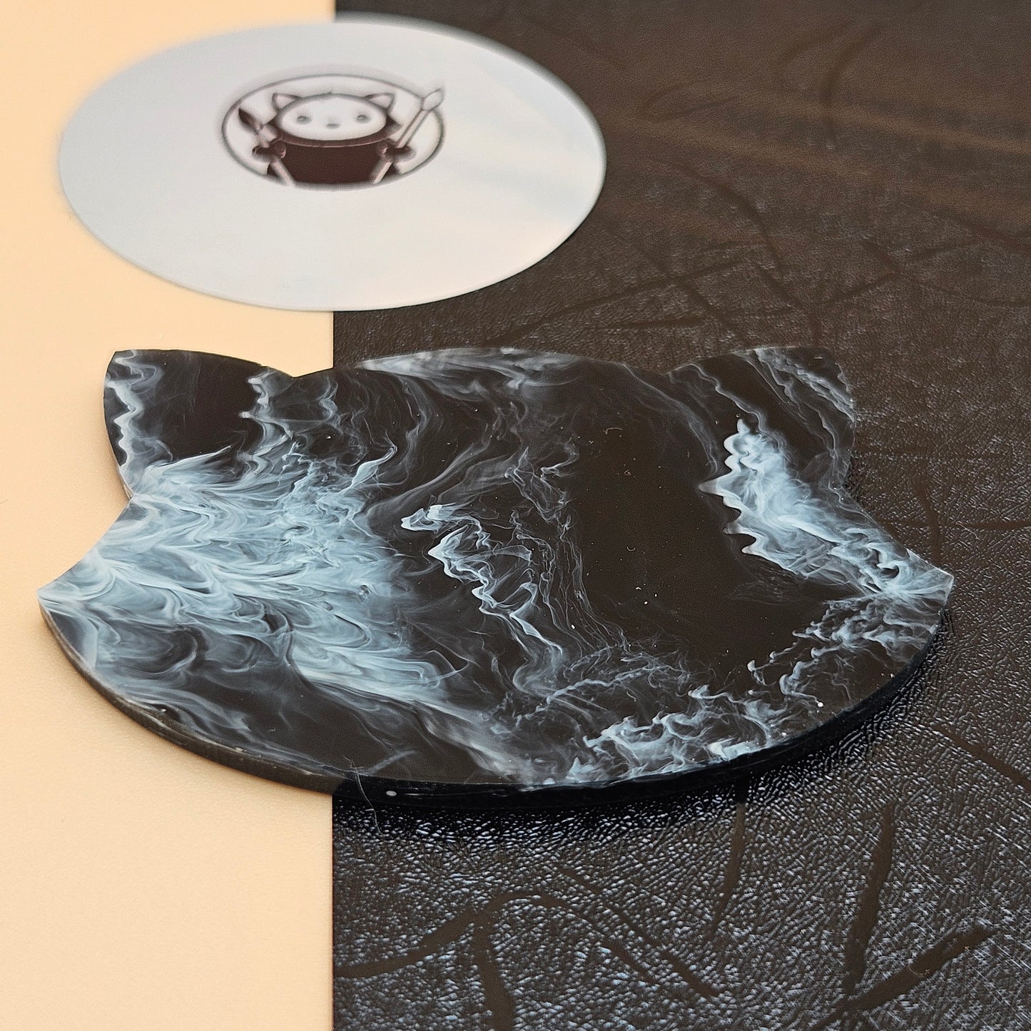 Acrylic Swatch Black Smoke