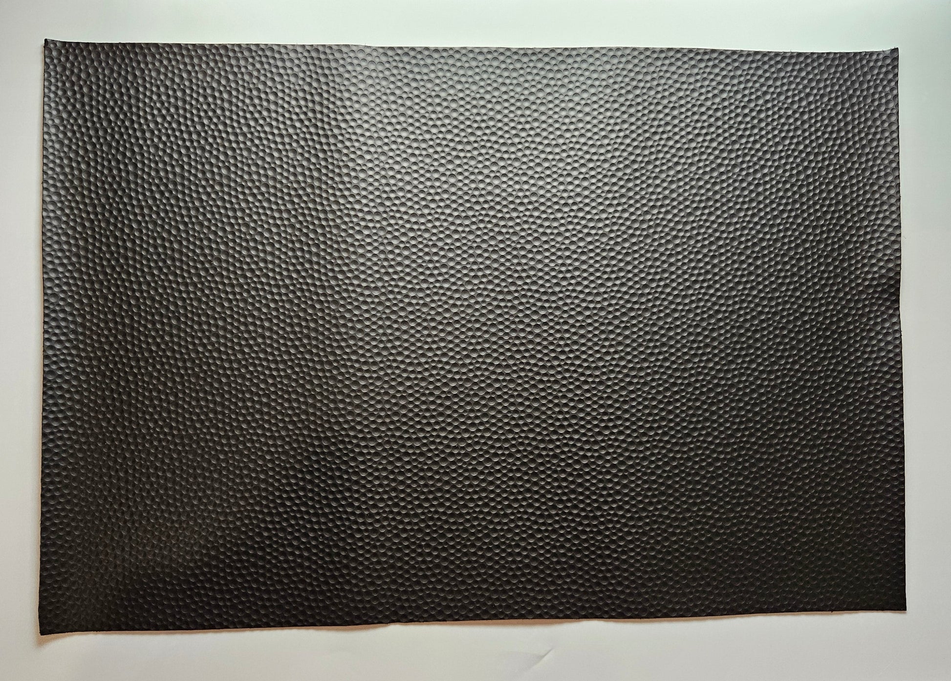 Black Engrves Black Golf Texture Leatherette