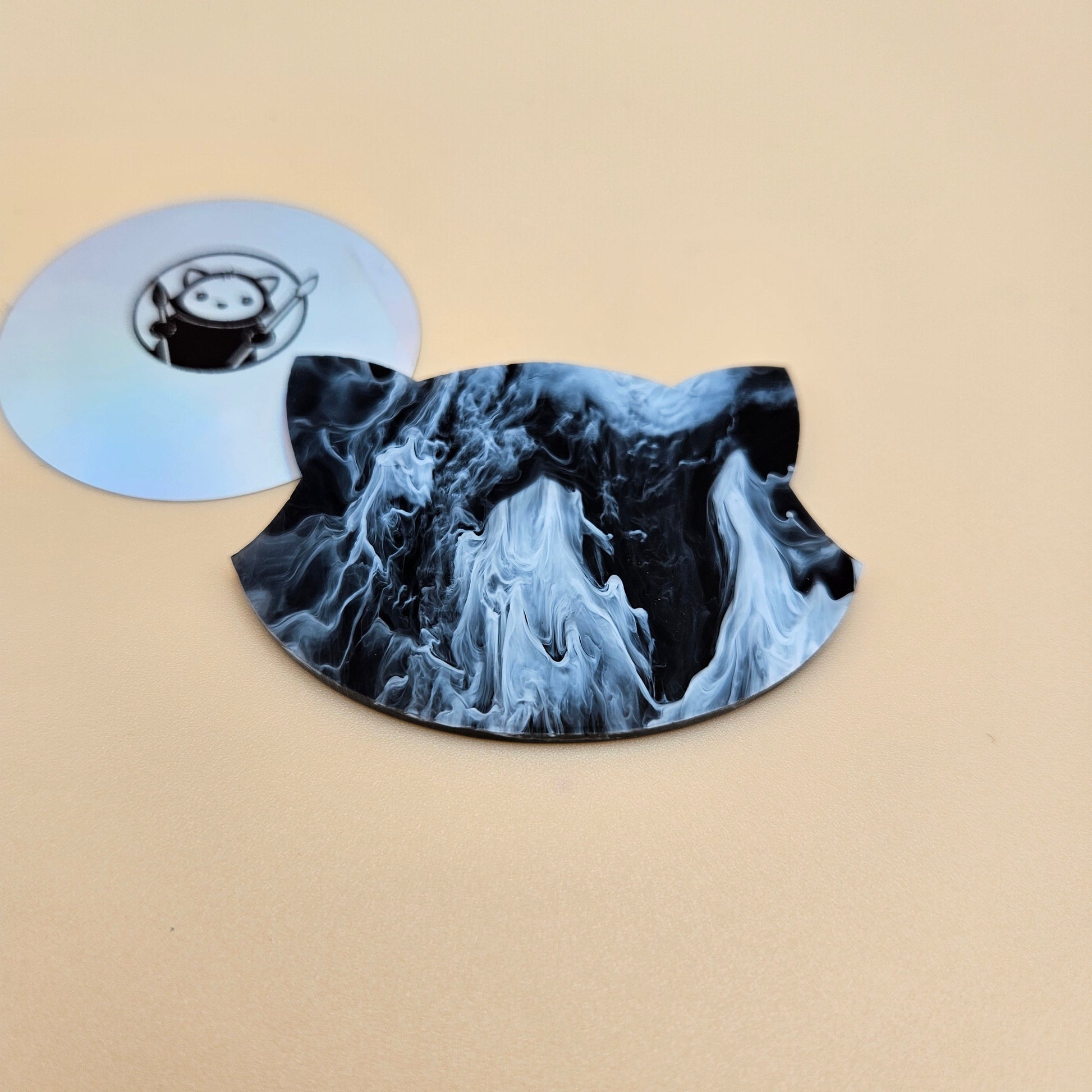 Black Smoke Acrylic Sample Swatch