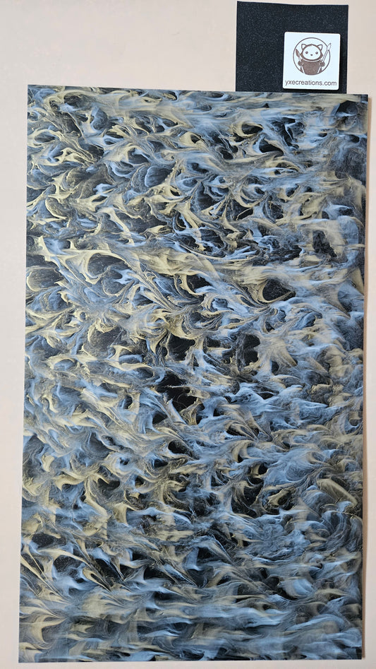 Black and White Radiance Acrylic Sheet