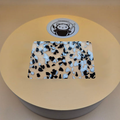 Black and White dots designer cast acrylic sheet