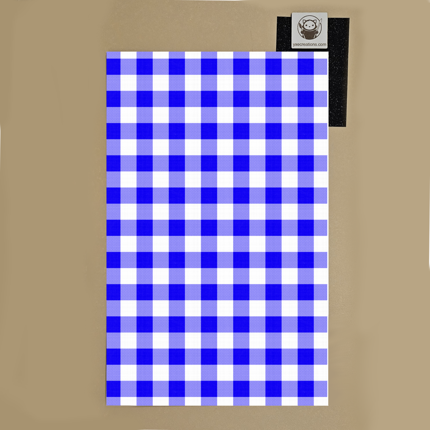 Blue Checkers - Next Level Sheet