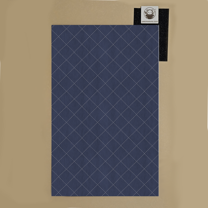 Blue Diamond Pattern Fabric - Next Level Sheet