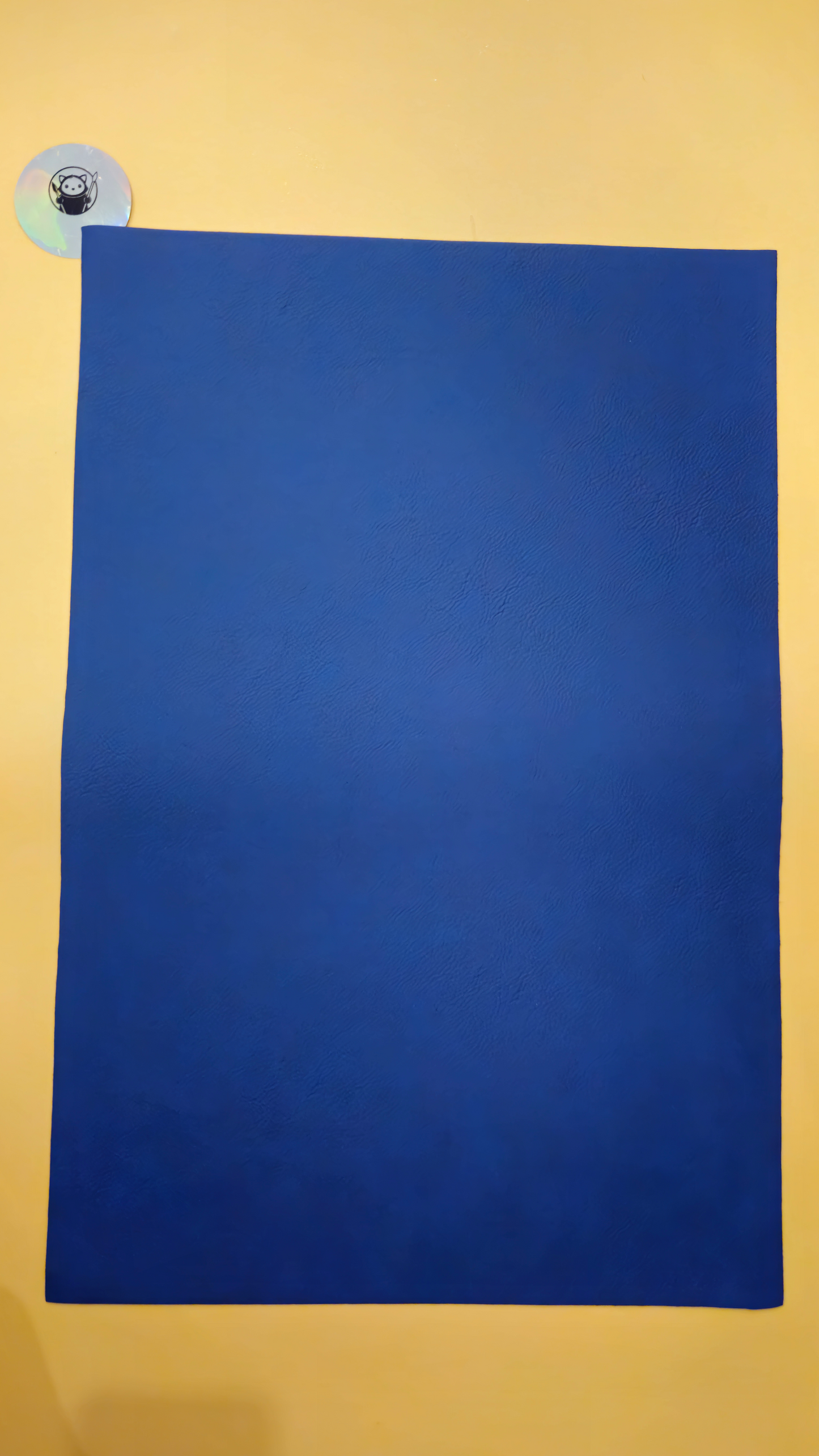 Blue - Engraves Gold - Leatherette Sheet – PU Material - Sheet