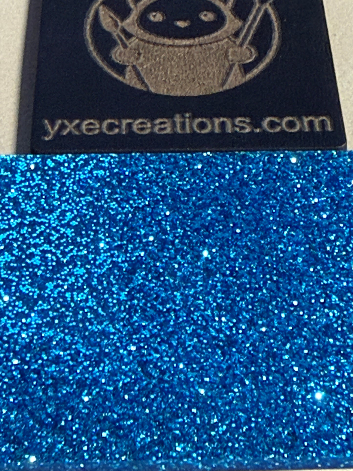 Blue Glitter Acrylic Preview