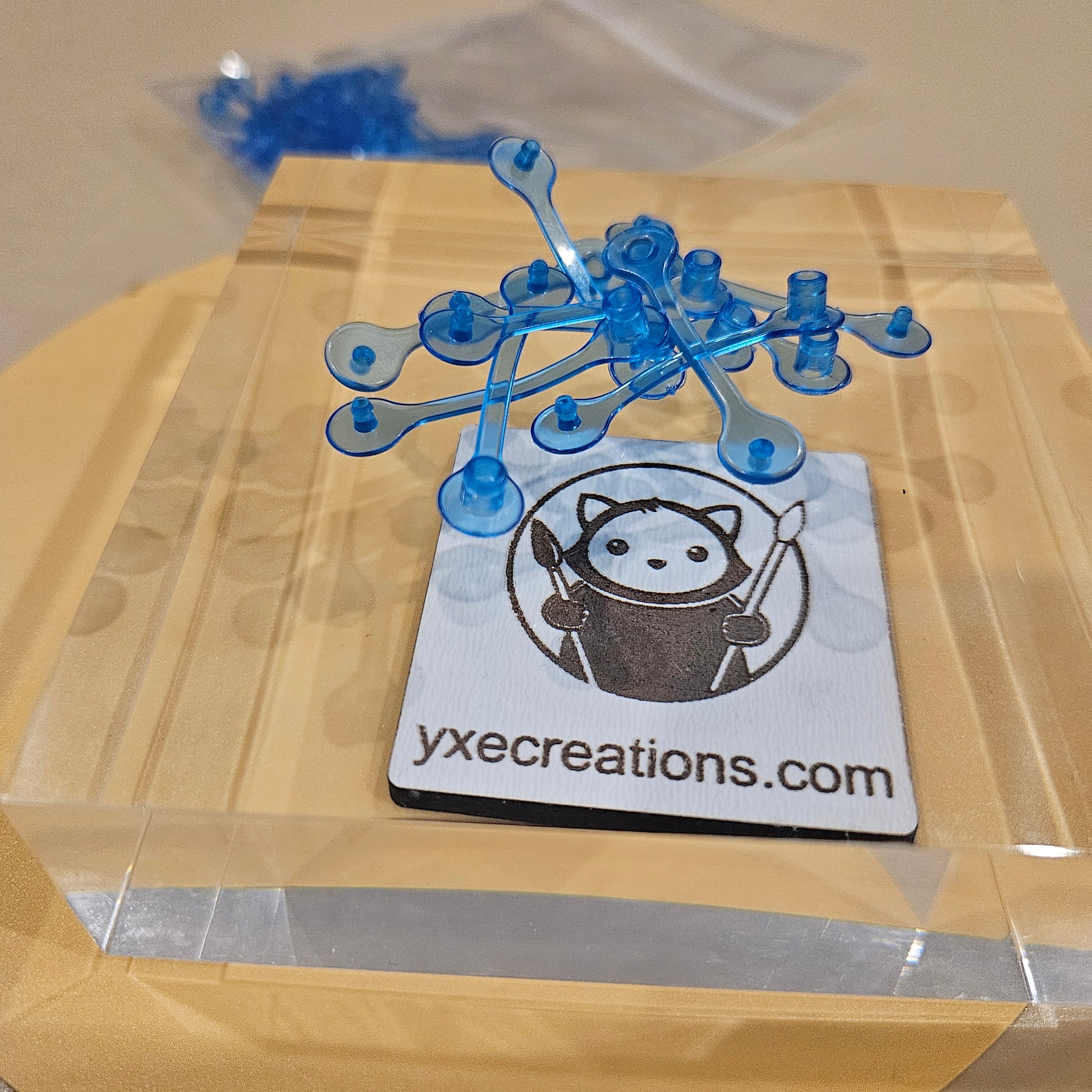 Blue Keychain Plastic Clips - Keychain Snap - Keychain Rings - Plastic