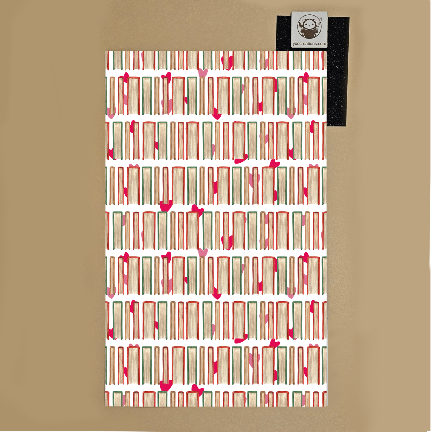 Next Level Sheets - Printed Acrylic and Plywood - Books ans Hearts  Preview