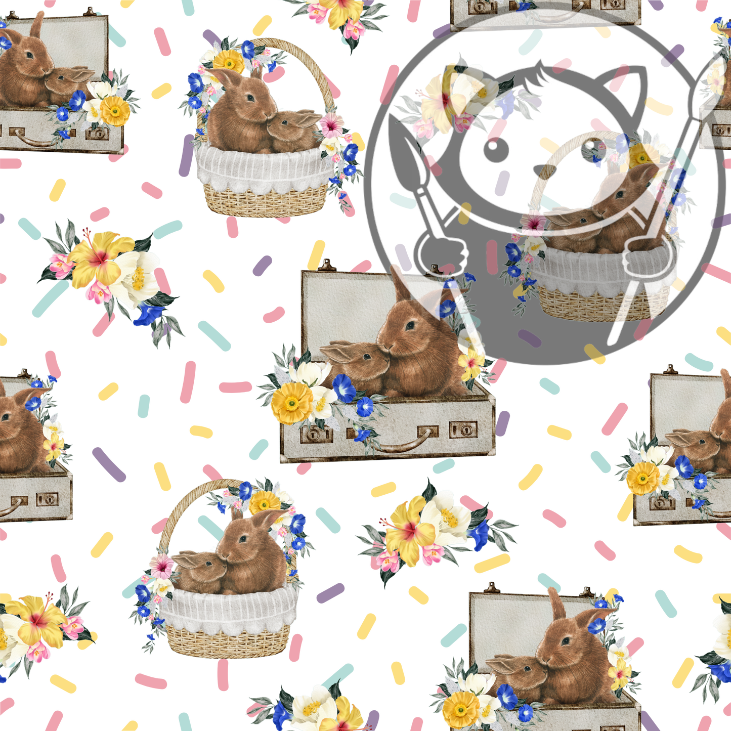 Bunny in a Basket - Next Level Sheet