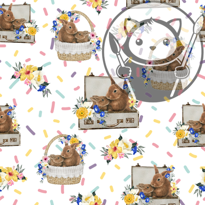 Bunny in a Basket - Next Level Sheet