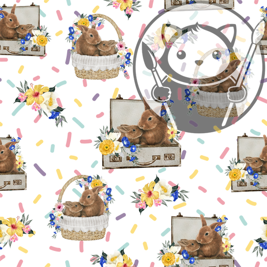 Bunny in a Basket - Next Level Sheet