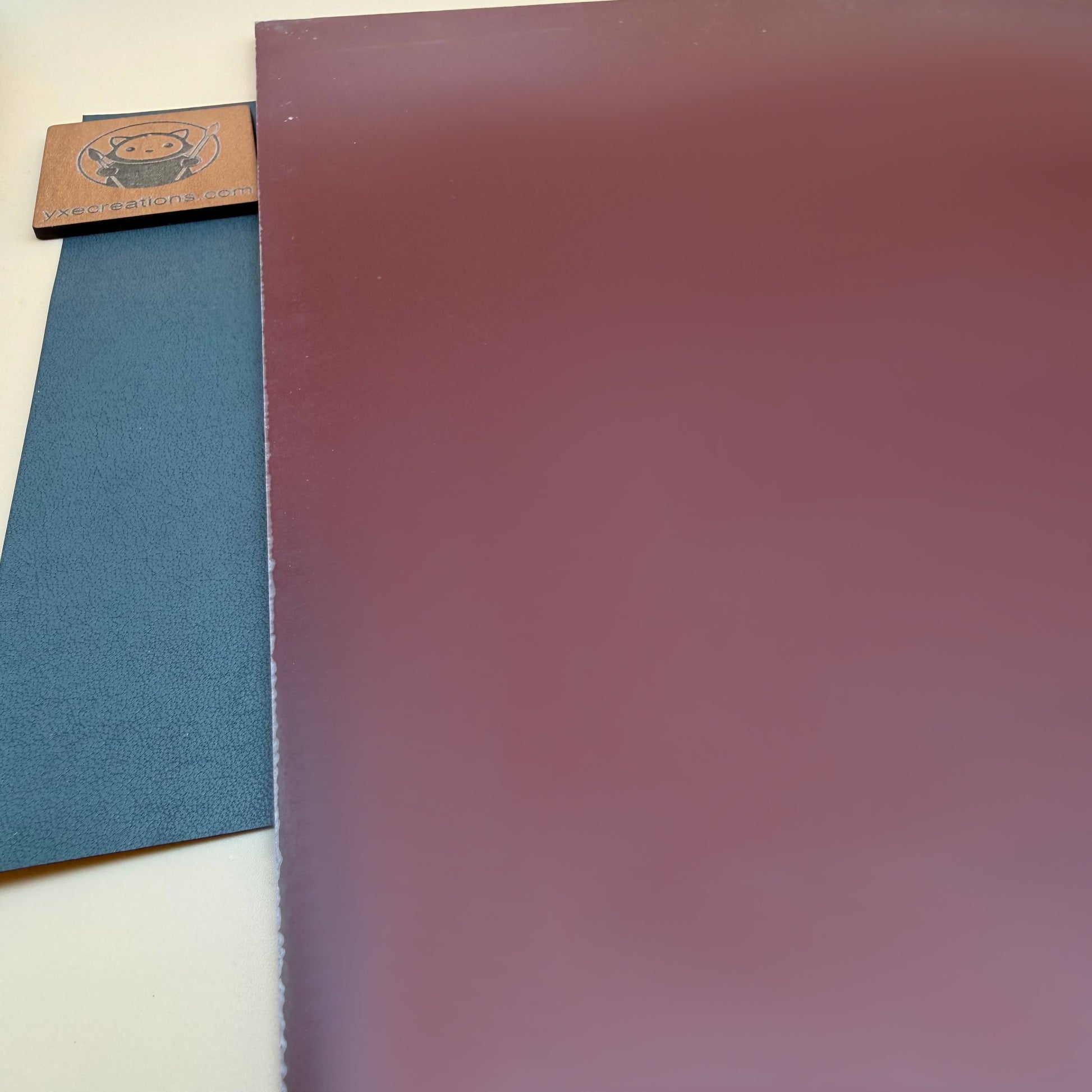Burgundy Red Cast Acrylic Sheet YXE Creations