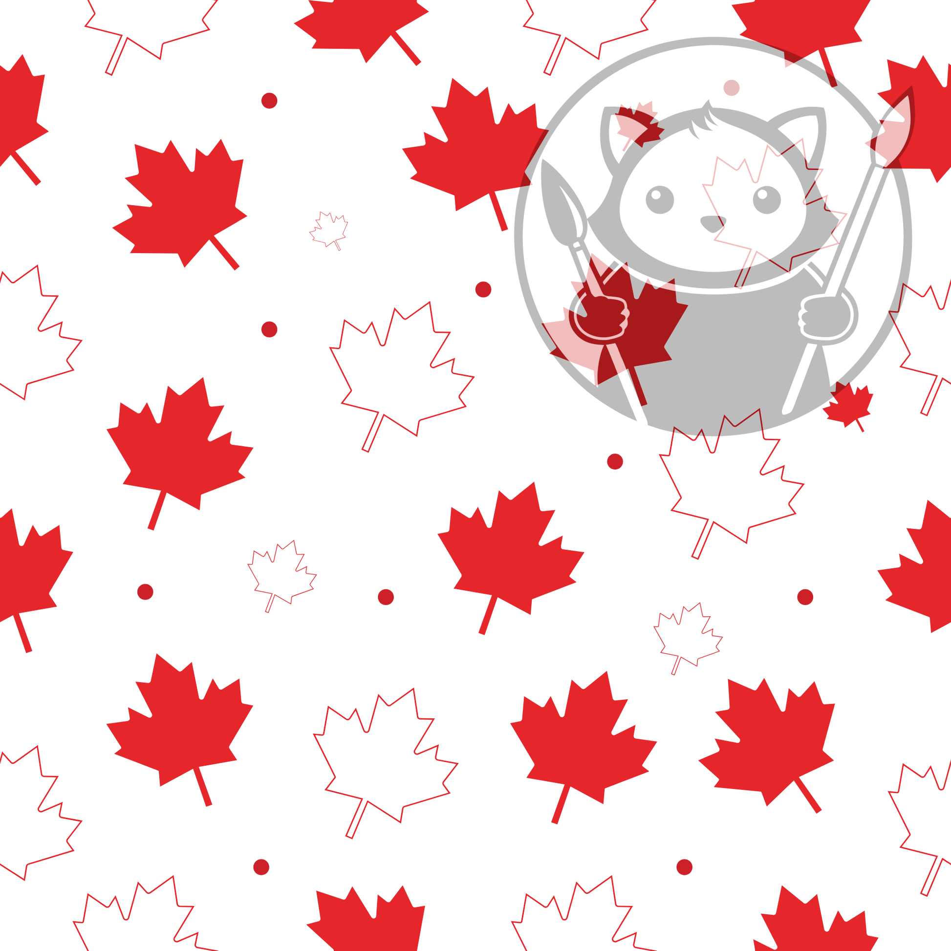 Next Level Sheet - UV Printed Acrylic and Plywood Sheets - Canada Maple - Pattern
