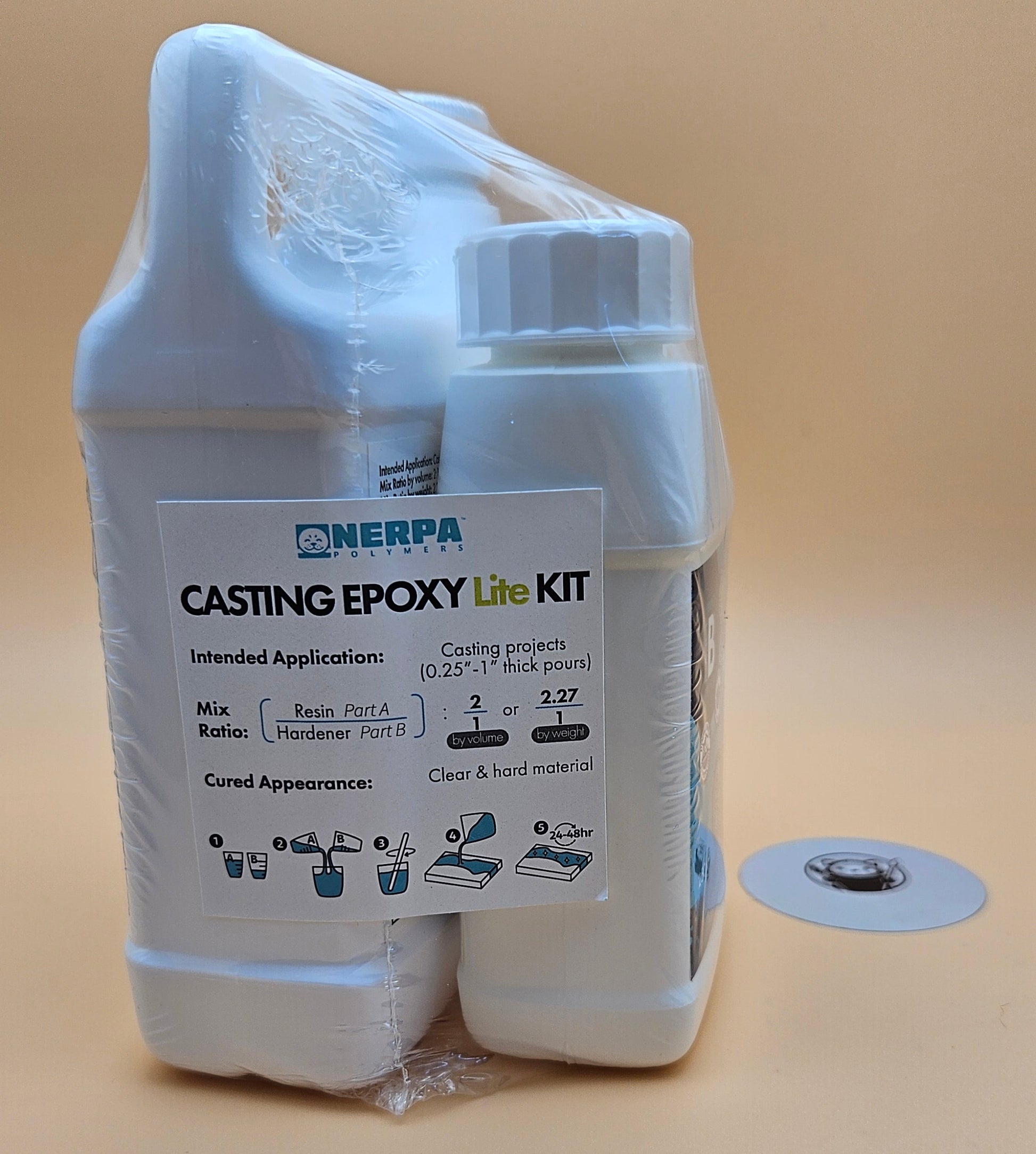 Casting Epoxy Lite - Side View Instructions